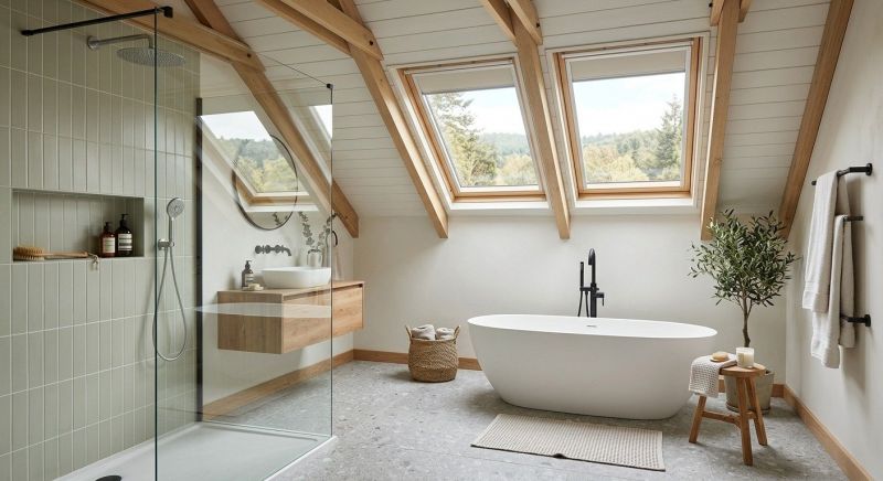 Attic Bathroom Remodeling in New Castle, DE