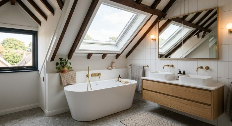 Attic Bathroom Remodeling in New Castle, DE